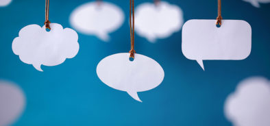 white speech bubbles on blue - member feedback (bigstock 31784894)_web.jpg